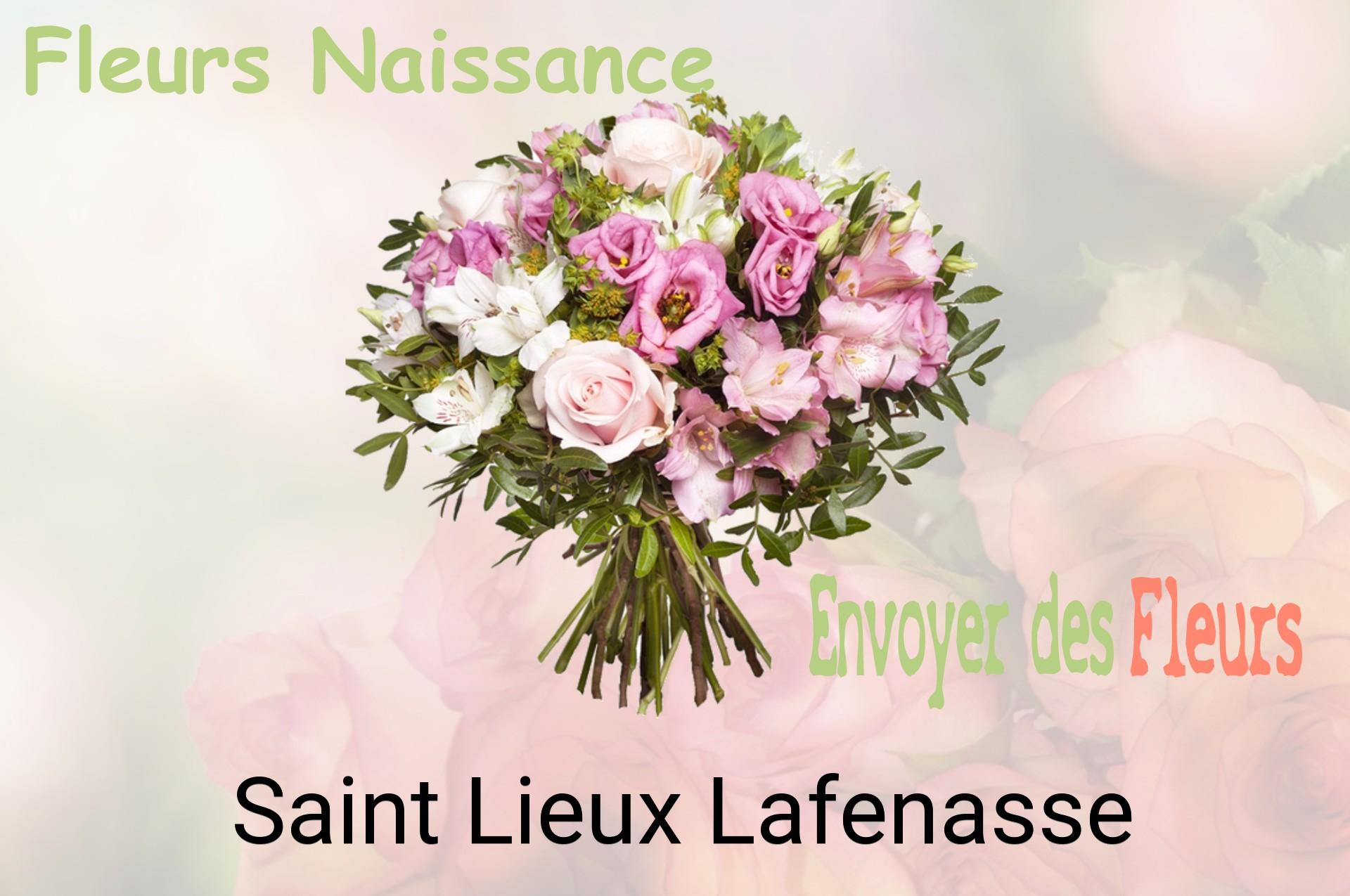 Bouquet de fleurs de naissance livré à Saint-Lieux-Lafenasse